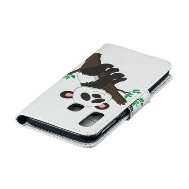 Чохол-книжка Deexe Color Wallet для Samsung Galaxy A40 (А405) - Panda Climbing Tree