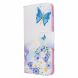 Чехол-книжка Deexe Color Wallet для Samsung Galaxy A51 (А515) - Blue Butterfly and Flowers. Фото 2 из 8