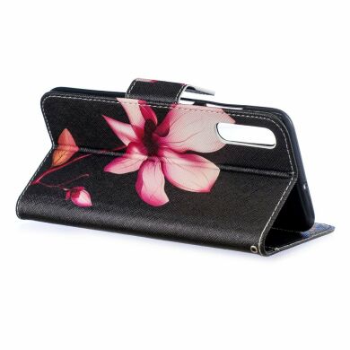 Чохол-книжка Deexe Color Wallet для Samsung Galaxy A70 (A705), Flower Pattern