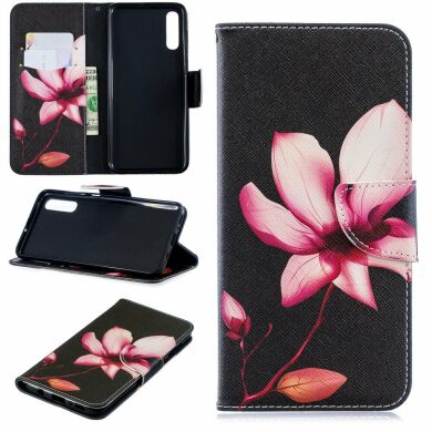 Чохол-книжка Deexe Color Wallet для Samsung Galaxy A70 (A705), Flower Pattern