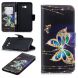 Чехол-книжка Deexe Color Wallet для Samsung Galaxy J4+ (J415) - Rhinestone Decorated Butterfly. Фото 1 из 8