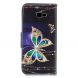 Чехол-книжка Deexe Color Wallet для Samsung Galaxy J4+ (J415) - Rhinestone Decorated Butterfly. Фото 3 из 8
