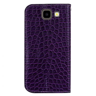 Чохол-книжка Deexe Glittery Crocodile для Samsung Galaxy J4+ (J415), Dark Purple