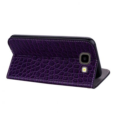 Чохол-книжка Deexe Glittery Crocodile для Samsung Galaxy J4+ (J415), Dark Purple