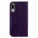 Чехол-книжка Deexe Glittery Crocodile для Samsung Galaxy M10 (M105) - Purple