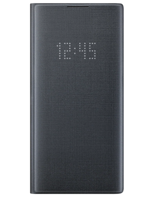 Чехол-книжка LED View Cover для Samsung Galaxy Note 10+ (N975)	 EF-NN975PBEGRU - Black