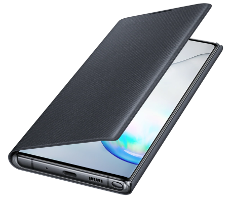 Чехол-книжка LED View Cover для Samsung Galaxy Note 10+ (N975)	 EF-NN975PBEGRU - Black