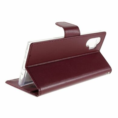 Чохол-книжка MERCURY Bravo Diary для Samsung Galaxy Note 10+ (N975) - Wine Red
