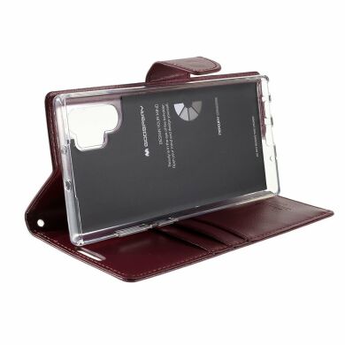 Чохол-книжка MERCURY Bravo Diary для Samsung Galaxy Note 10+ (N975) - Wine Red