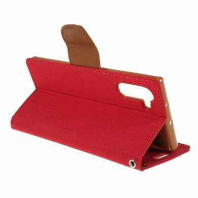 Чохол-книжка MERCURY Canvas Diary для Samsung Galaxy Note 10 (N970) - Red