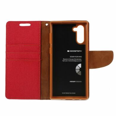 Чехол-книжка MERCURY Canvas Diary для Samsung Galaxy Note 10 (N970) - Red
