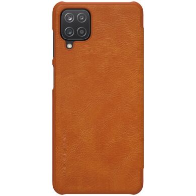 Чехол-книжка NILLKIN Qin Series для Samsung Galaxy A12 (A125) / A12 Nacho (A127) - Brown