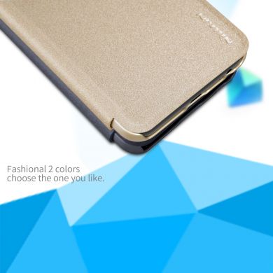 Чехол-книжка NILLKIN Sparkle Series для Samsung Galaxy J6 2018 (J600) - Gold