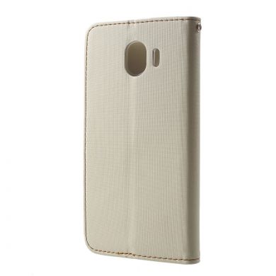 Чохол-книжка ROAR KOREA Cloth Texture для Samsung Galaxy J4 2018 (J400), White
