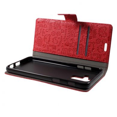 Чехол-книжка UniCase Graffiti Pattern для Samsung Galaxy J8 2018 (J810) - Red