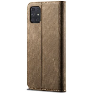 Чохол-книжка UniCase Jeans Wallet для Samsung Galaxy A72 (А725) - Khaki