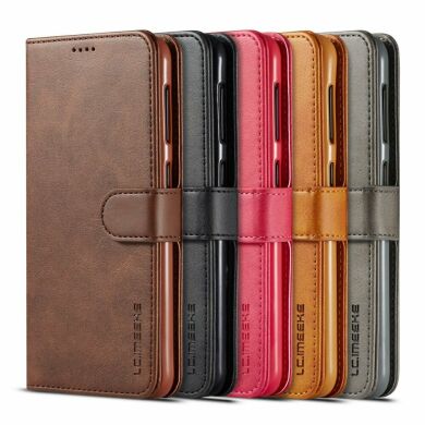 Чехол LC.IMEEKE Wallet Case для Samsung Galaxy M10 (M105) - Brown