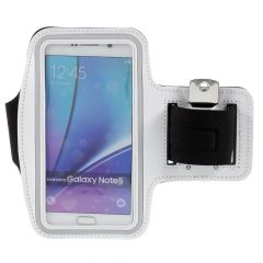 Чохол на руку UniCase Run&Fitness Armband L для смартфонів шириною до 86 мм - White
