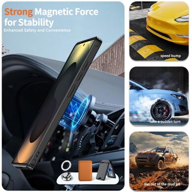 Чохол з кільцем-підставкою Reframe Grip MagSafe для Samsung Galaxy S24 Ultra (S928) - Red