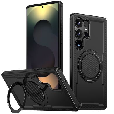 Чохол з кільцем-підставкою Reframe Grip MagSafe для Samsung Galaxy S24 Ultra (S928) - Black