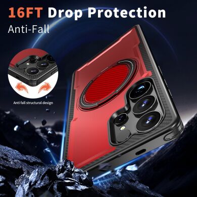 Чохол з кільцем-підставкою Reframe Grip MagSafe для Samsung Galaxy S24 Ultra (S928) - Red