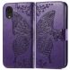 Чехол UniCase Butterfly Pattern для Samsung Galaxy A03 Core (A032) - Purple. Фото 1 из 9