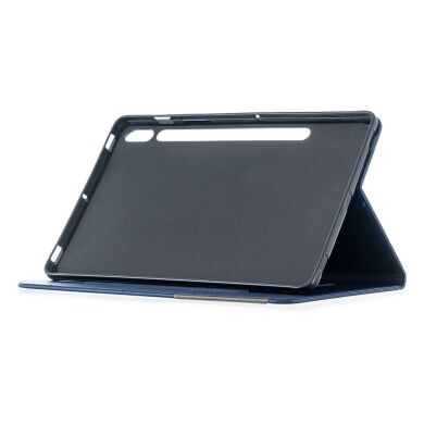Чохол UniCase Geometric Style для Samsung Galaxy Tab S7 (T870/875) / S8 (T700/706) - Blue