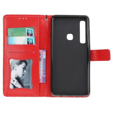 Чехол UniCase Leaf Wallet для Samsung Galaxy A9 2018 (A920) - Red