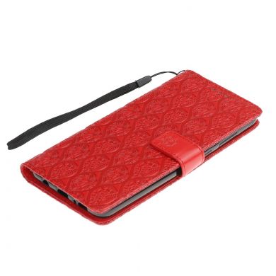 Чехол UniCase Leaf Wallet для Samsung Galaxy A9 2018 (A920) - Red