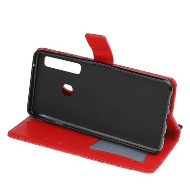 Чехол UniCase Leaf Wallet для Samsung Galaxy A9 2018 (A920) - Red