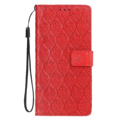 Чехол UniCase Leaf Wallet для Samsung Galaxy A9 2018 (A920) - Red