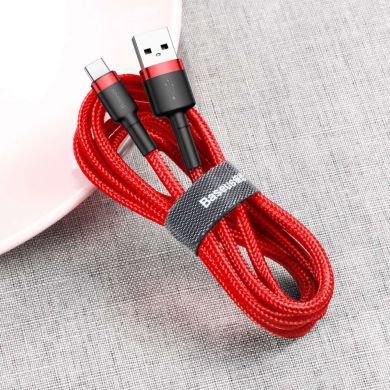 Дата-кабель BASEUS Kevlar Series Type-C 2A (2м) - Red