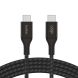 Кабель Belkin Type-C to Type-C (240W, 1m) CAB015BT1MBK - Black. Фото 5 из 5