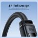 Кабель TOOCKI TX113C4 Type-C to Type-C 240W (2m) - Black. Фото 6 из 8