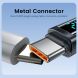 Кабель TOOCKI TX113C4 Type-C to Type-C 240W (2m) - Black. Фото 7 из 8