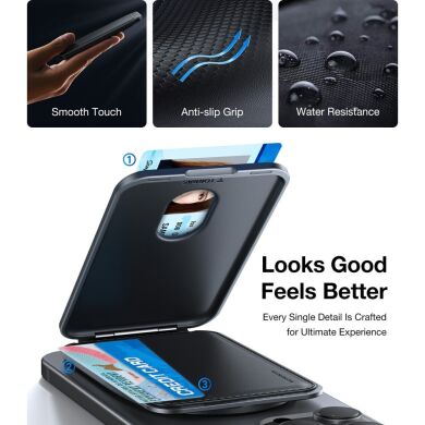Кардхолдер TORRAS Leather Minimalist Slim Wallet - Black