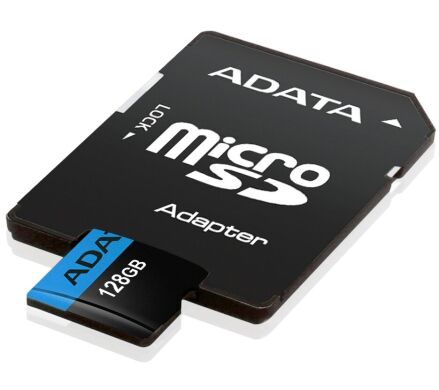 Карта памяти microSDXC ADATA 128GB 10 class UHS-I + адаптер