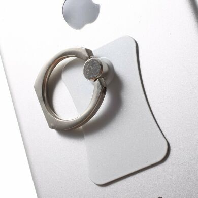 Кольцо-держатель для смартфона Deexe Metal Ring - White