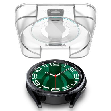 Комплект захисних стекол Spigen (SGP) Screen Protector EZ Fit Glas.tR (FW) для Samsung Galaxy Watch 6 Classic (47mm)