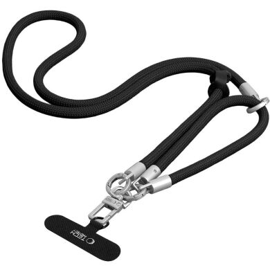 Набор ремешков Tech-Protect C10S Rope Crossbody - Black / Titanium