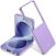 Пластиковый кейс GKK Hard Shell (FF) для Samsung Galaxy Flip 8 - Purple