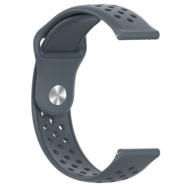 Ремешок Deexe Holes Strap для Samsung Galaxy Gear S3 - Grey