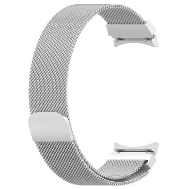 Ремінець Deexe Milanese Stainless Steel для Samsung Galaxy Watch 4 (40/44mm) / Watch 4 Classic (42/46mm) - Silver
