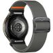 Ремешок Deexe Orbit Flex для Samsung Galaxy Watch 4 / 5 / 6 / 7 / FE (40mm) - Dark Grey. Фото 1 из 5