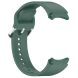 Ремешок Deexe Silicone Band для Samsung Galaxy Watch 4 / 4 Classic / 5 / 5 Pro / 6 / 6 Classic / 7 / FE - Dark Green. Фото 4 из 8