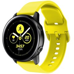 Ремінець Deexe Soft Silicone для годинників з шириною кріплення 22мм - Yellow