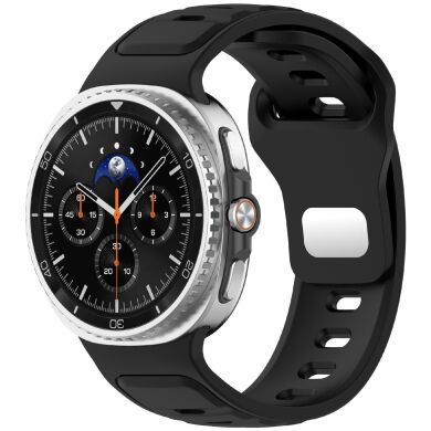 Ремешок Deexe Sport Band для Samsung Galaxy Watch 8 (40/44mm) / 8 Classic - Black