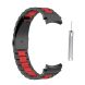 Ремешок Deexe Stainless Steel для Samsung Galaxy Watch 4 (40/44mm) / Watch 4 Classic (42/46mm) - Black / Red. Фото 3 из 10