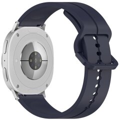 Ремешок KALEBOL Groove Design для Samsung Galaxy Watch 8 (40/44mm) / 8 Classic - Navy Blue