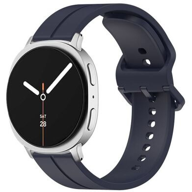 Ремешок KALEBOL Groove Design для Samsung Galaxy Watch 8 (40/44mm) / 8 Classic - Navy Blue